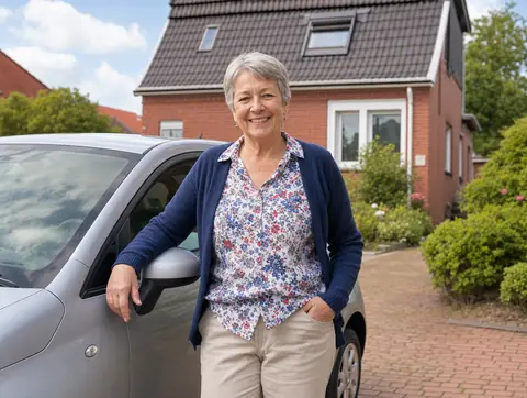 Verkäufer aus Swisttal mit dem verkauften Fahrzeug